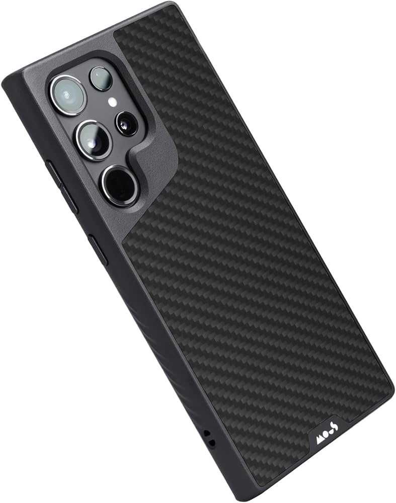 Case Carcasa Samsung S23 Ultra Mous 5.0 - Aramid Kevlar Carbon Fiber