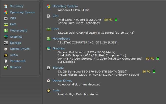 Asus Rog Strix Hero III G731GV