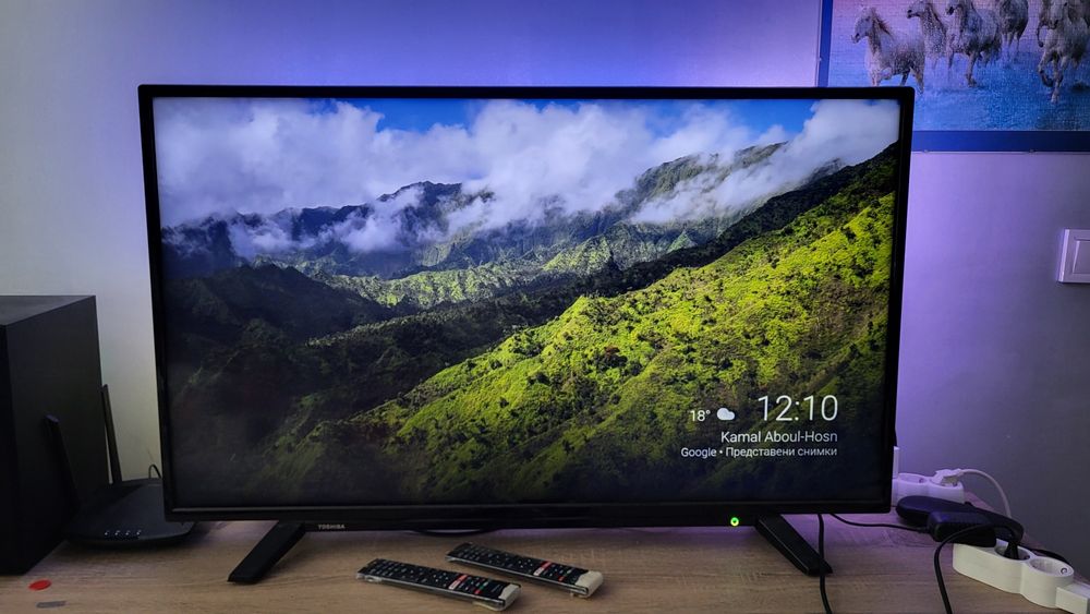 Toshiba 43 инча + LED лента