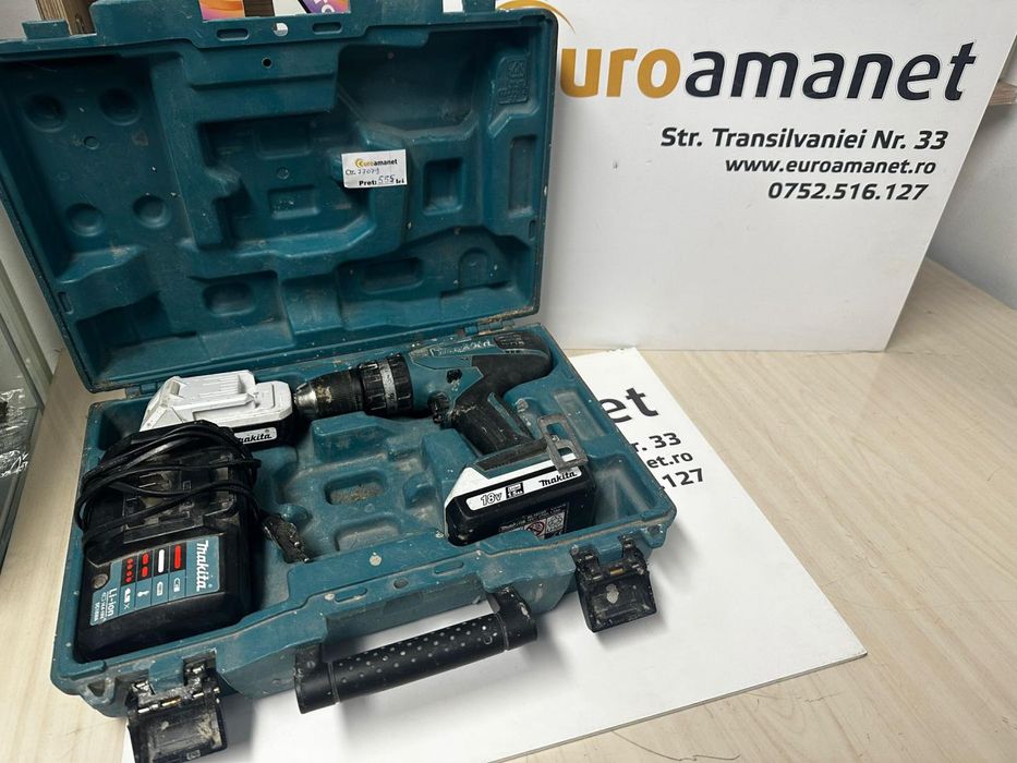 Autofiletanta cu acumulator Makita HP457D -T-