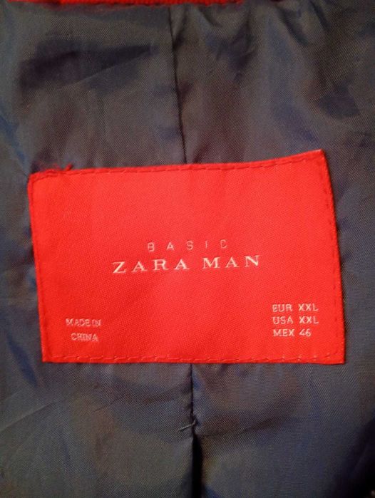 Vand jacheta rosie Bomber, Zara man, noua, fara eticheta!