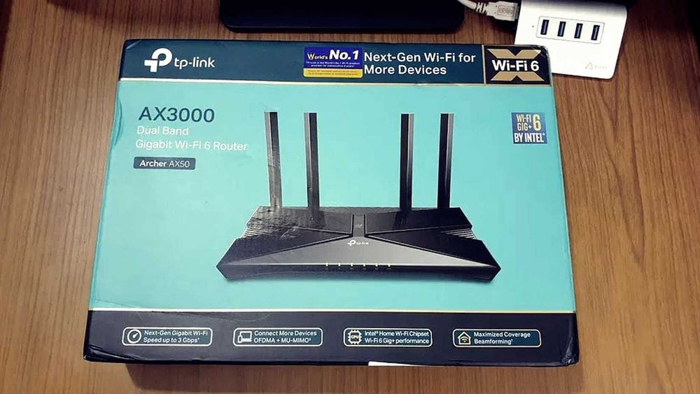 Router TP-LINK Wi-Fi 6 Dual-Band AX3000 (AX50)