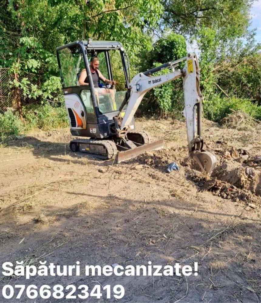 Nisip Piatra Mărgăritar închiriere bobcat