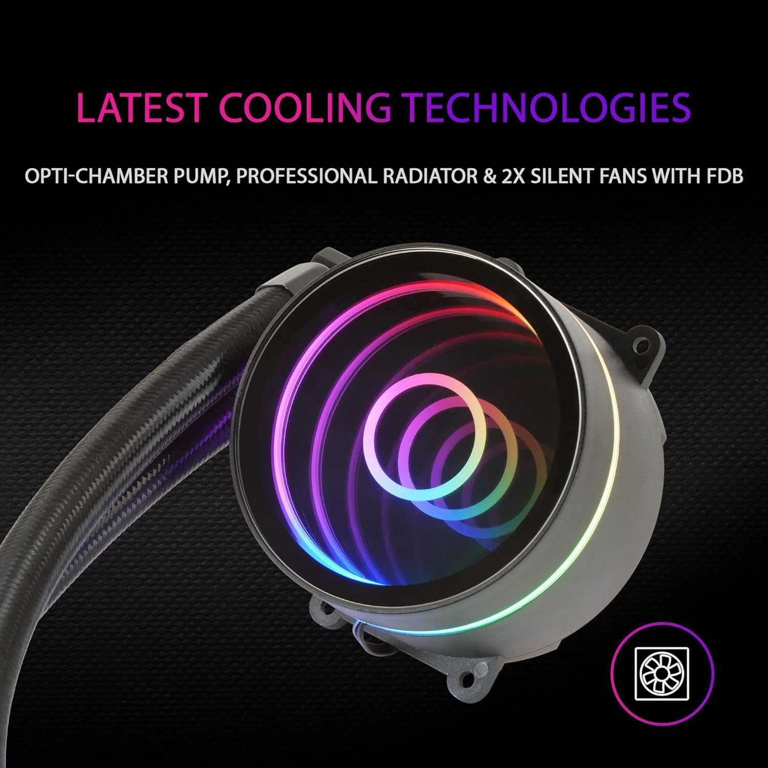 MarsGaming ML-ONE240 Black, Liquid CPU Cooling, TDP 400W Nou sigilat