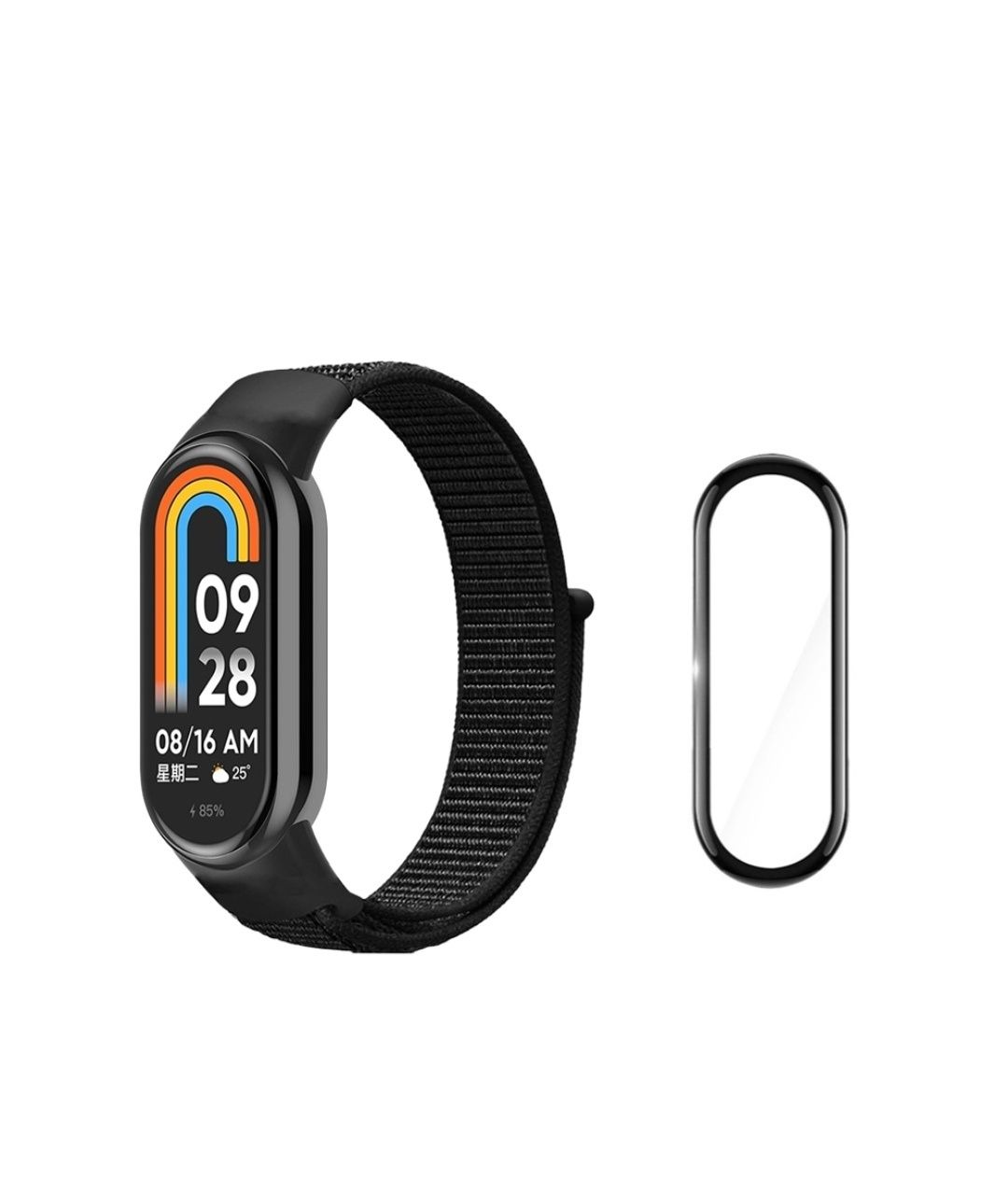 Curea Bratara Fitness compatibil Xiaomi Mi Band 8, Textil