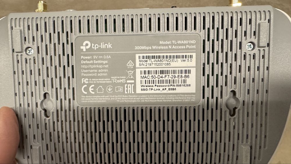 TP-Link Access Point TL-WA801ND