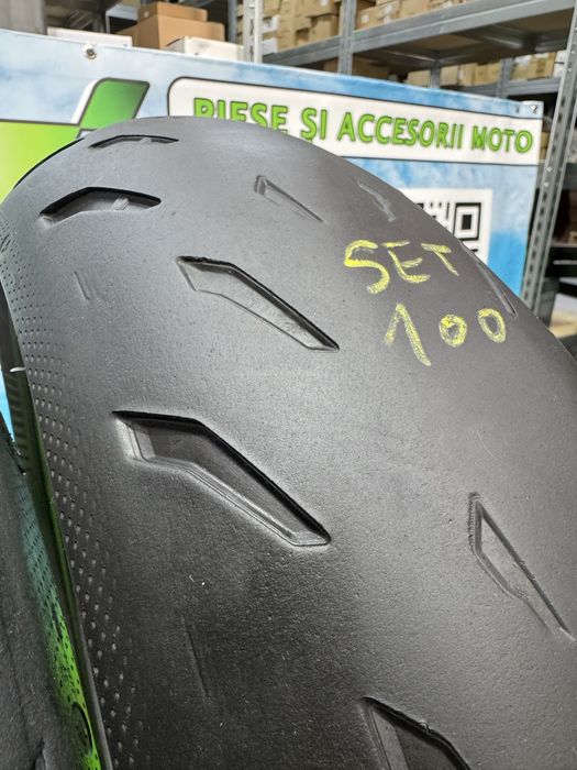 Set Anvelope Moto 120 70 17 si 180 55 17 Michelin 2023 Power5 Set100