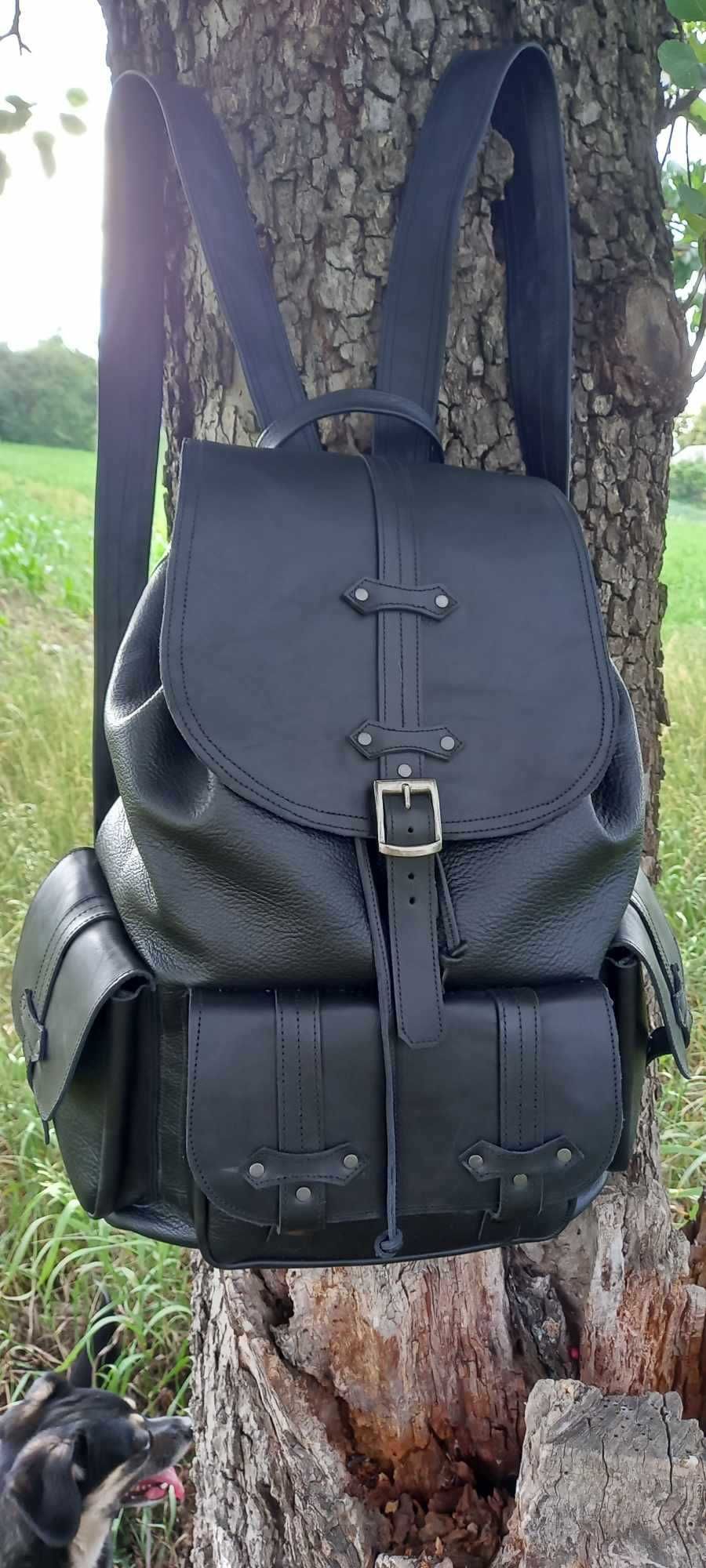 Rucsac din piele naturala ,unisex