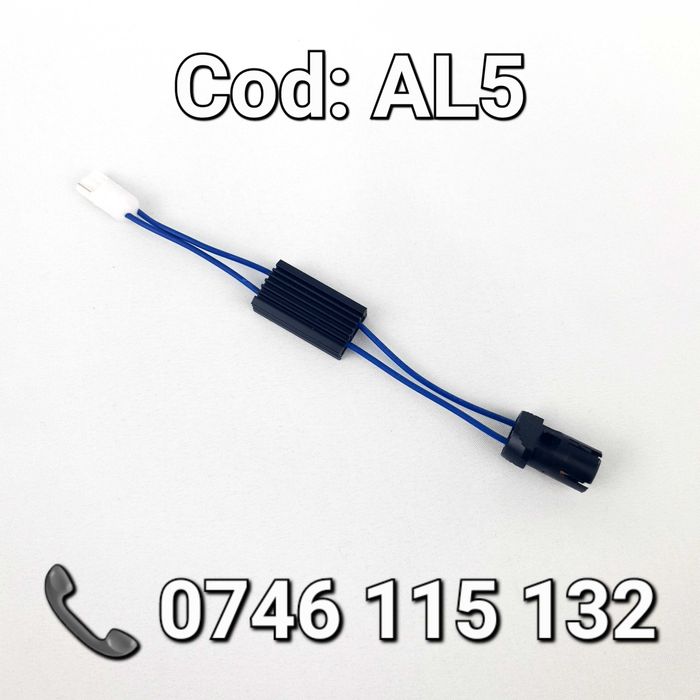 Anulatoare-Anulator Eroare Bec Ars-CANBUS LED T10-Pozitie-Numar-HQ-AL5