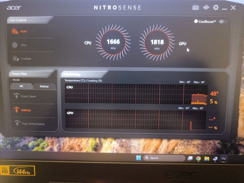 Геймърски лаптоп Acer Nitro 5