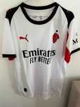 Tricou Milan away alb sezonul nou fotbal