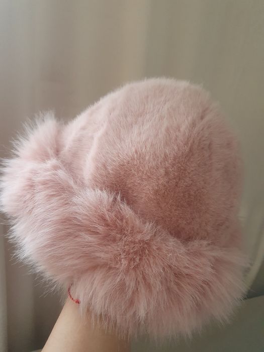 Căciulă dama roz pudra