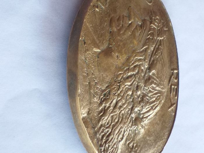 placheta bronz mathias rex matei corvinul