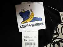 Pantaloni colectie KAWS x Andy Warhol x Uniqlo, NOI, marimea XL