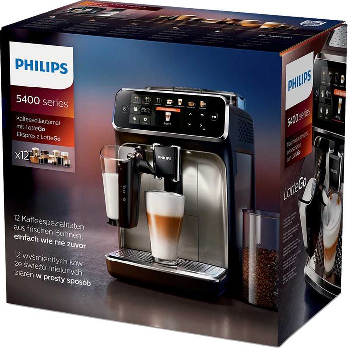 Espressor automat Philips LatteGo Seria 5400 EP5447/90