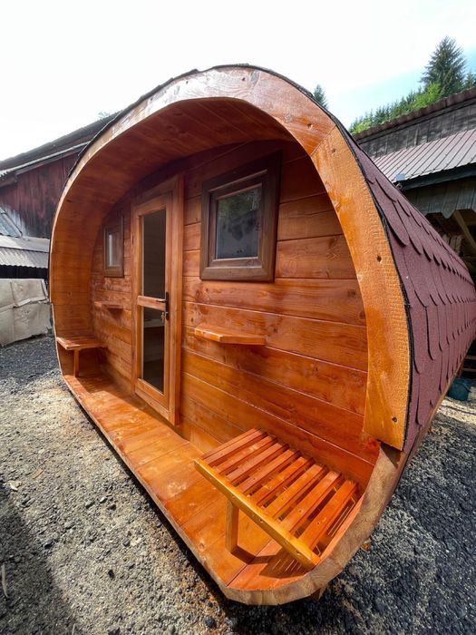 Căsuță ovală tip butoi