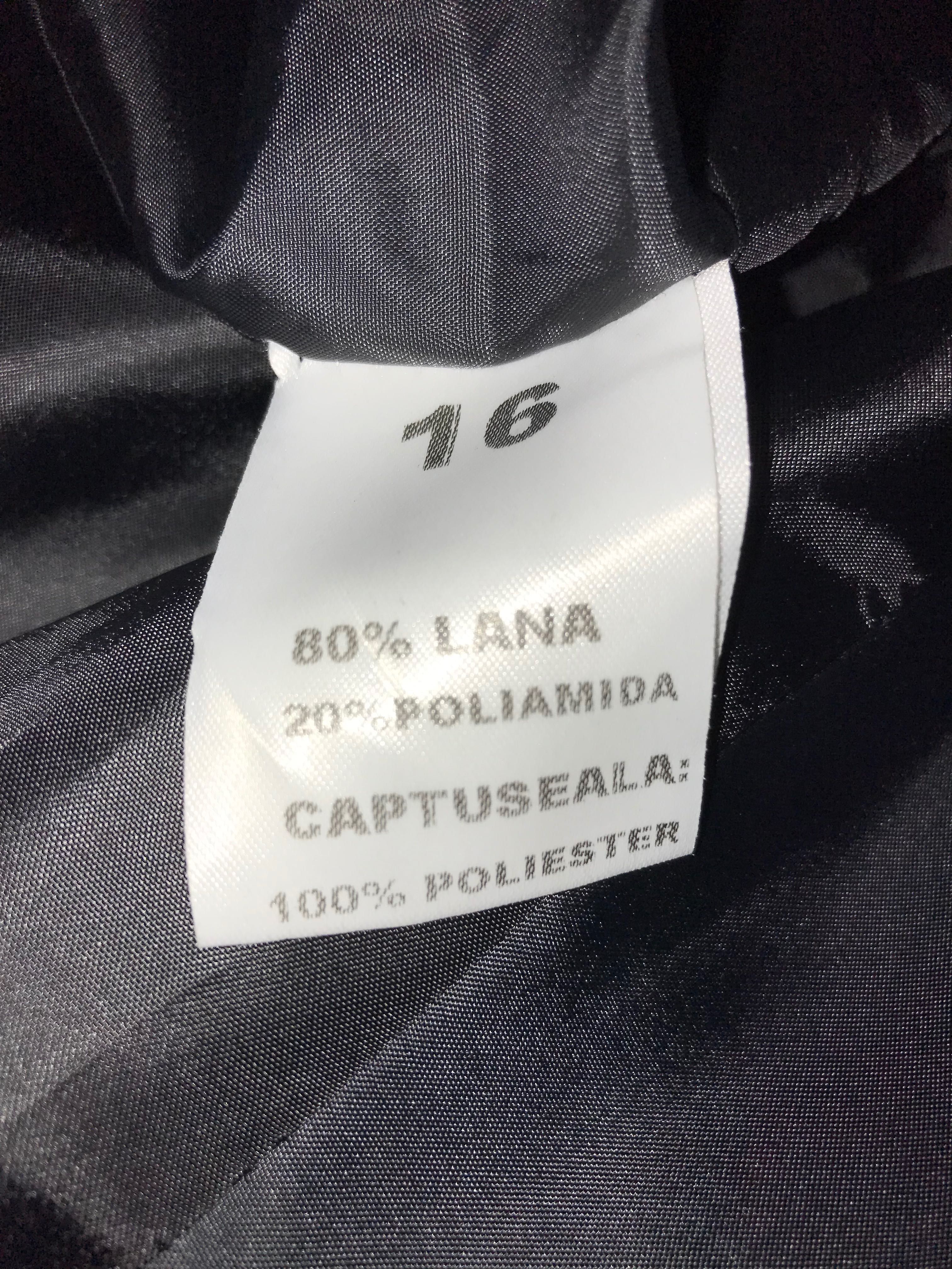 Palton negru din stofa dama