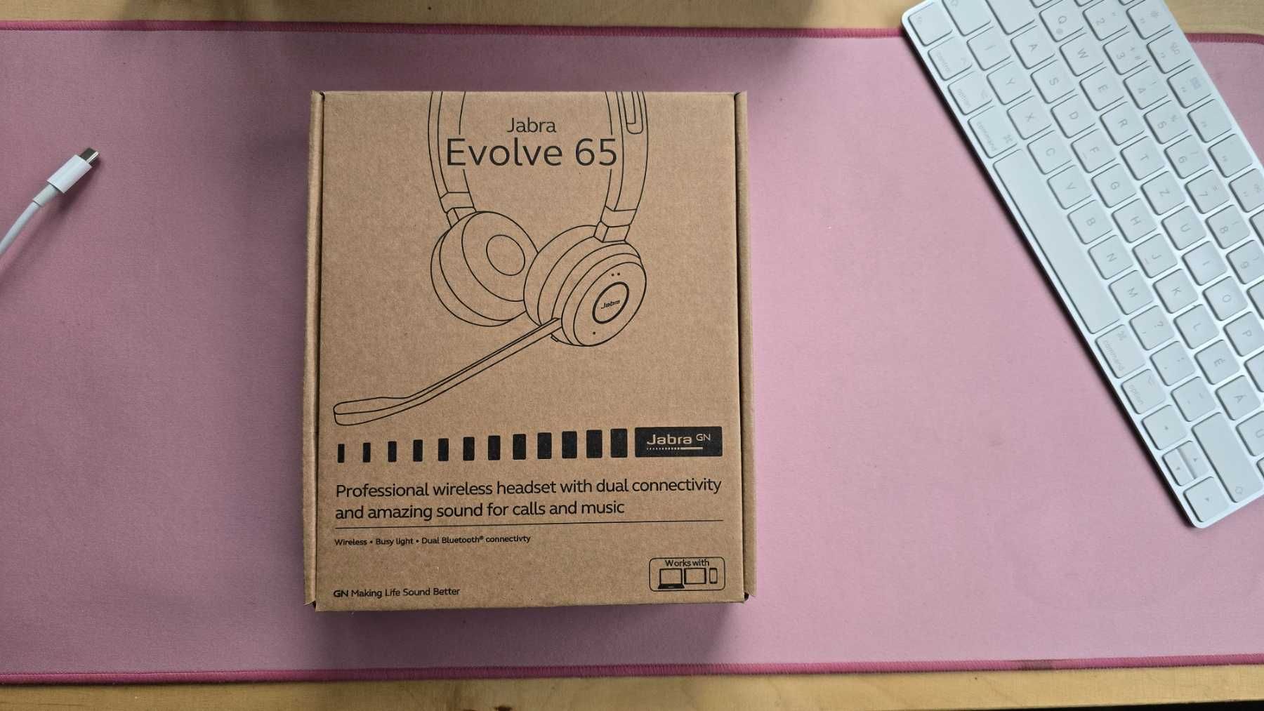 Слушалки Jabra Evolve 65 SE Link безжични Bluetooth