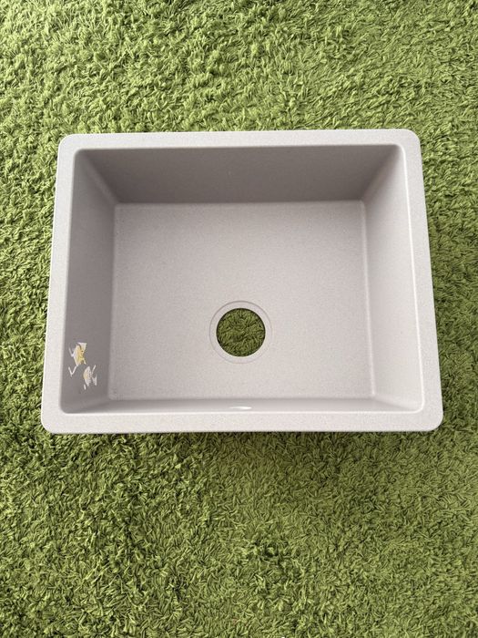 Chiuvetă încorporată Ikea - 1 cuvă, gri-bej compozit cuarţ, 56x46 cm
