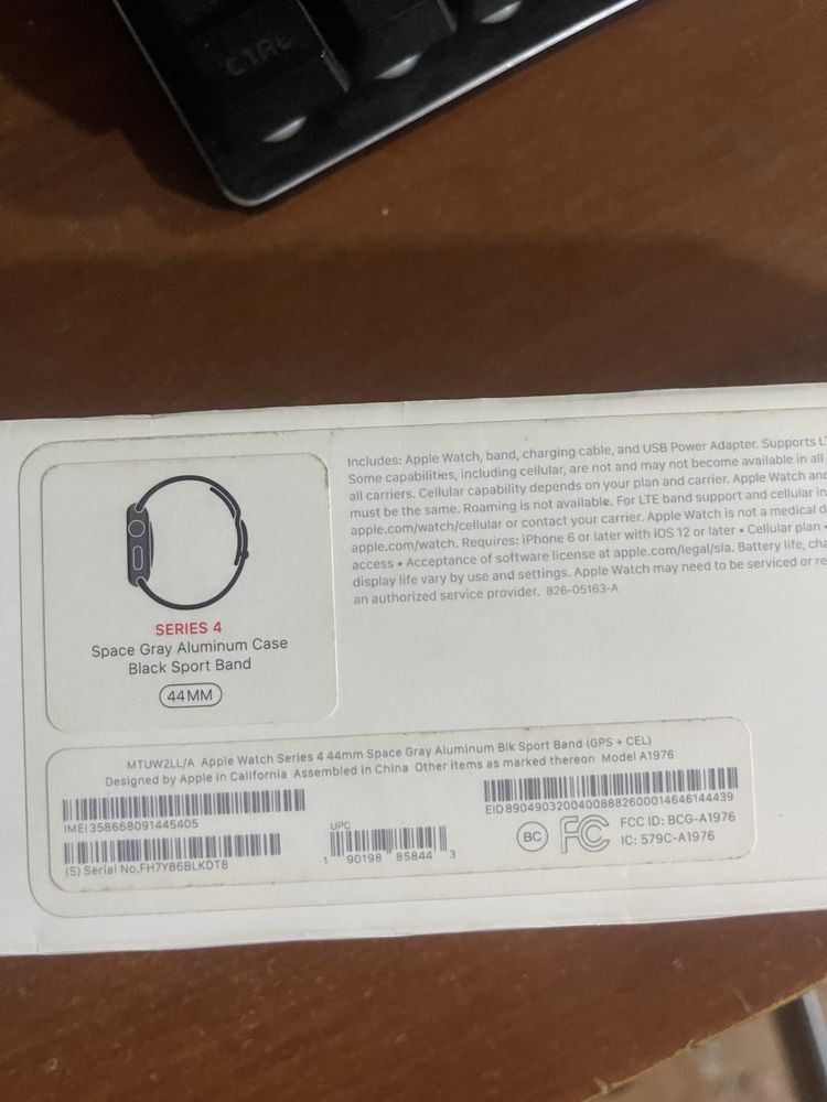 Apple watch 4 44mm (iwatch 4) LTE 16gb ll/a