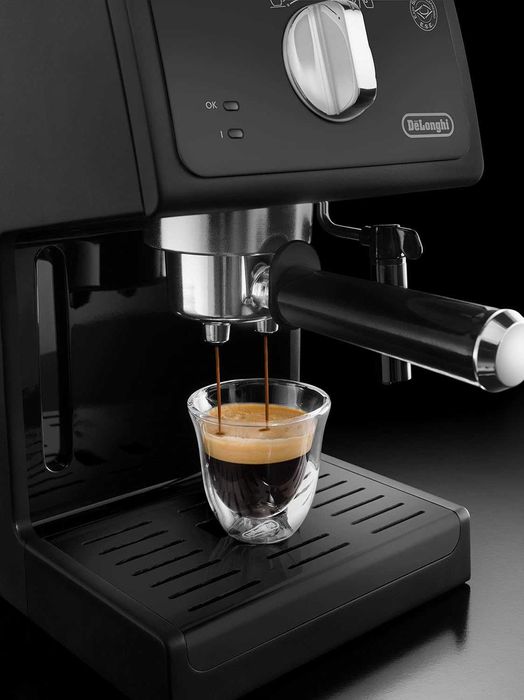 ЕСПРЕСО КАФЕМАШИНА DELONGHI ECP31.21 алуминиево покритие 15 бара черна