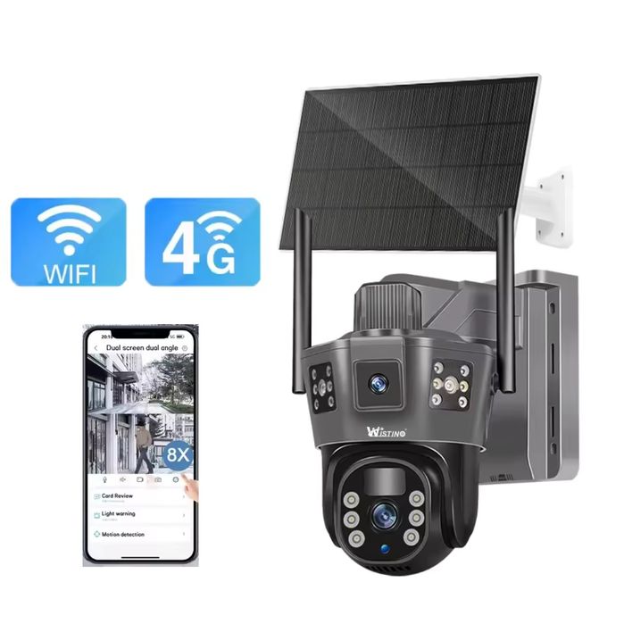 Camere supraveghere wifi si 4G cu panou solar