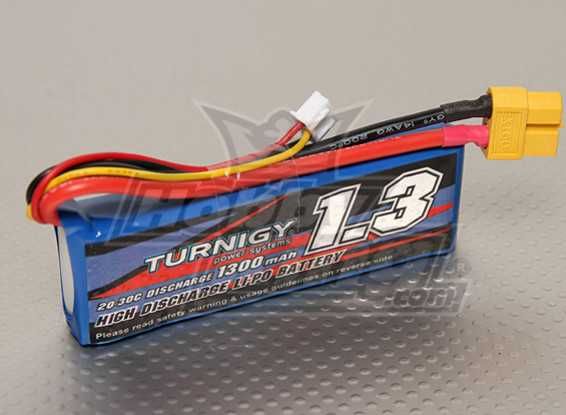 Baterie Acumulator Lipo 7.4V 2S, 1300mAh Turnigy