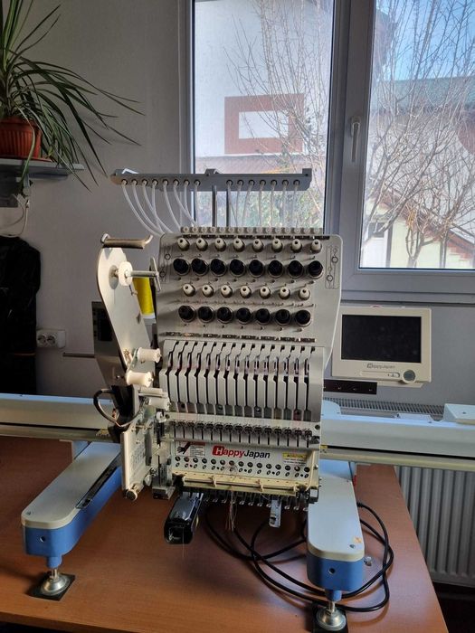 Mașina industriala brodat HAPPY HCD3e-X1501-40W 1200cmx40cm, accesorii