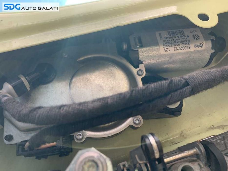 Motoras Stergator Geam Sticla Usa Portiera Portbagaj Spate Stanga VW Caddy 2003 - 2010 Cod 2K0 955 712 C / 2K0955712C