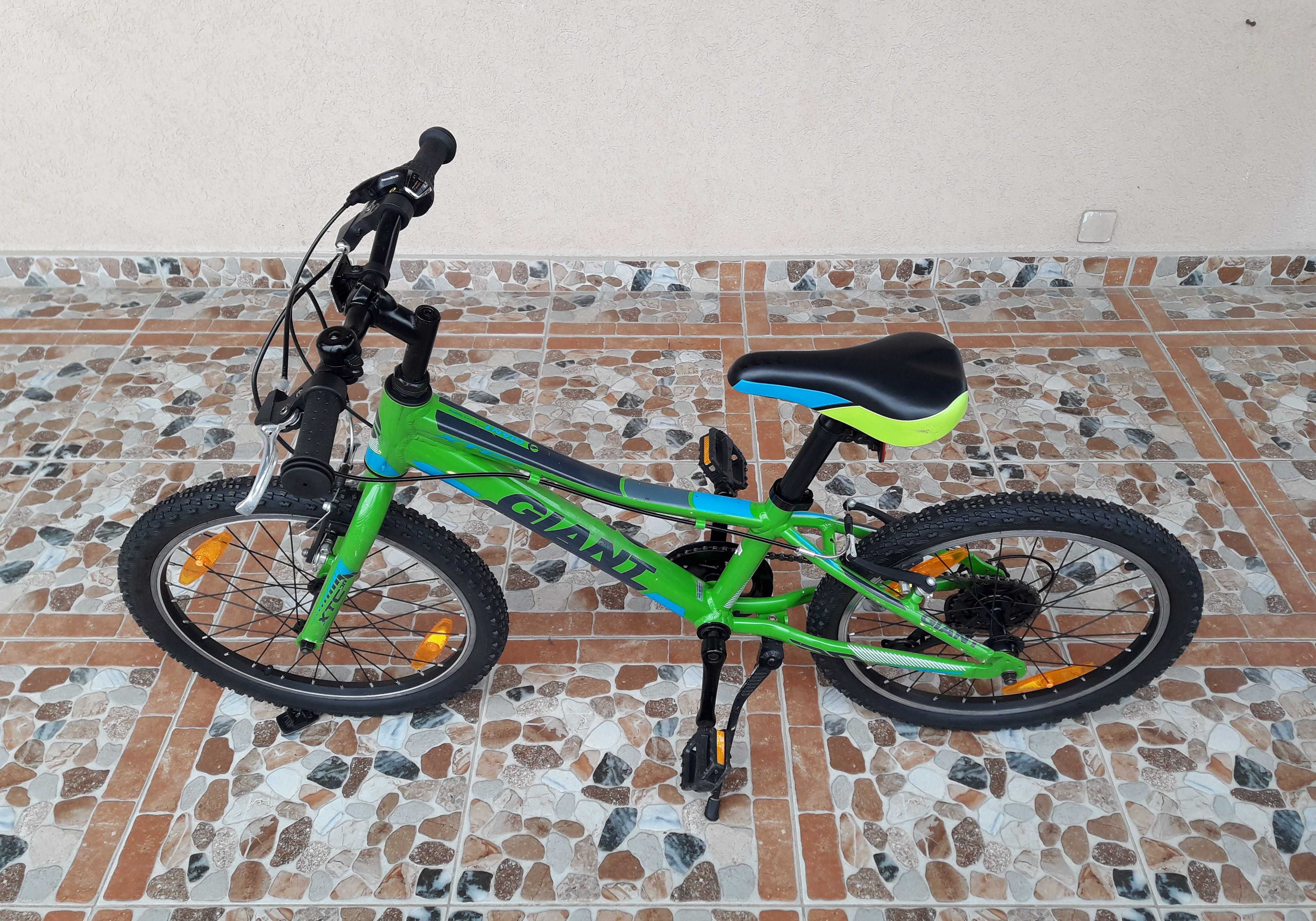 Bicicletă pentru copii 20’ Giant XTC JR MTB, 7 viteze ALUMINIU - verde