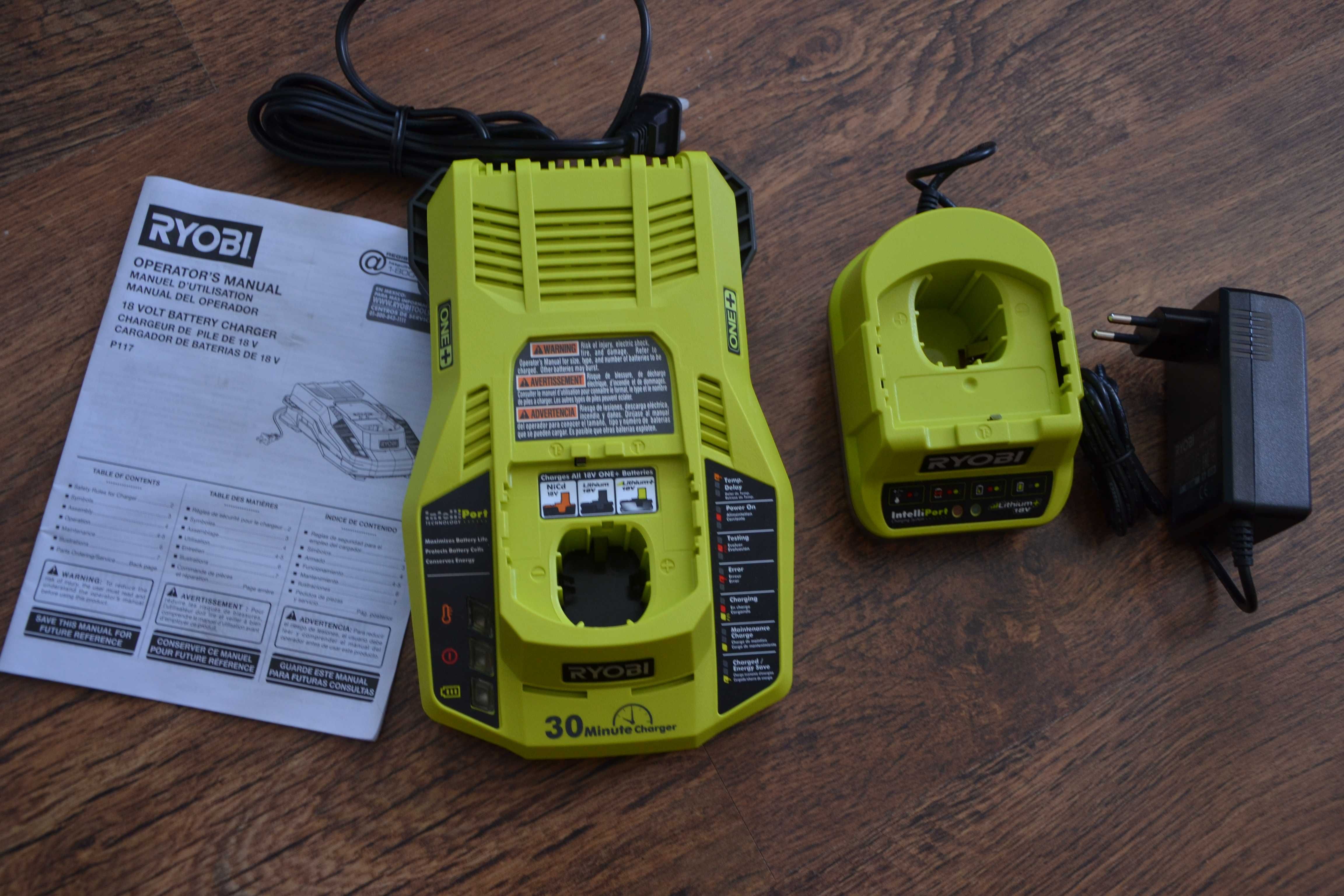 Ново зарядно устройство Ryobi  от USA на 110V