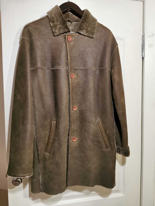 мужская дубленка 50-52р б/у