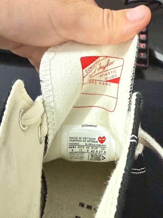 Converse x CDG Play Comme de Garcon