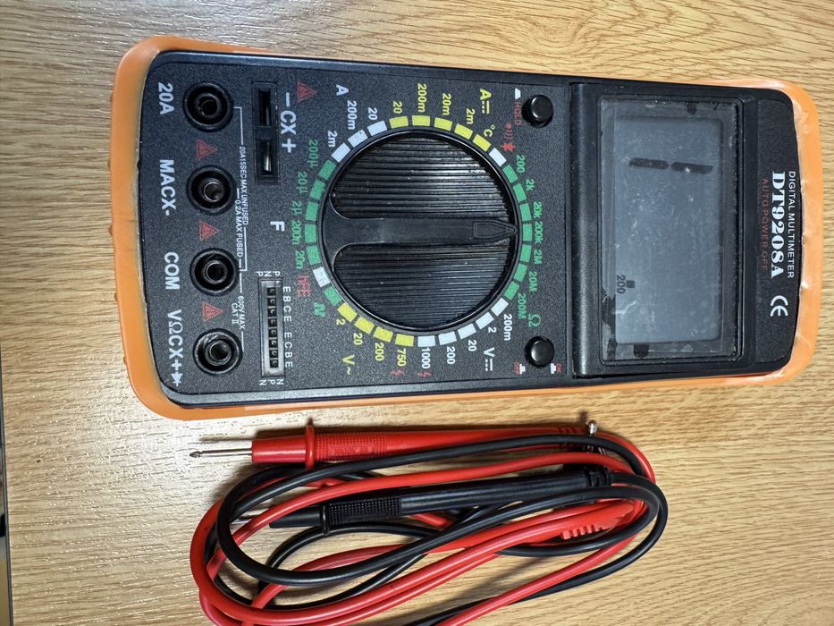 Digital Multimeter DT9208A nou