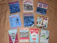 АСТЪН ВИЛА оригинални футболни програми от 1962,1967,1968,1970- 1975