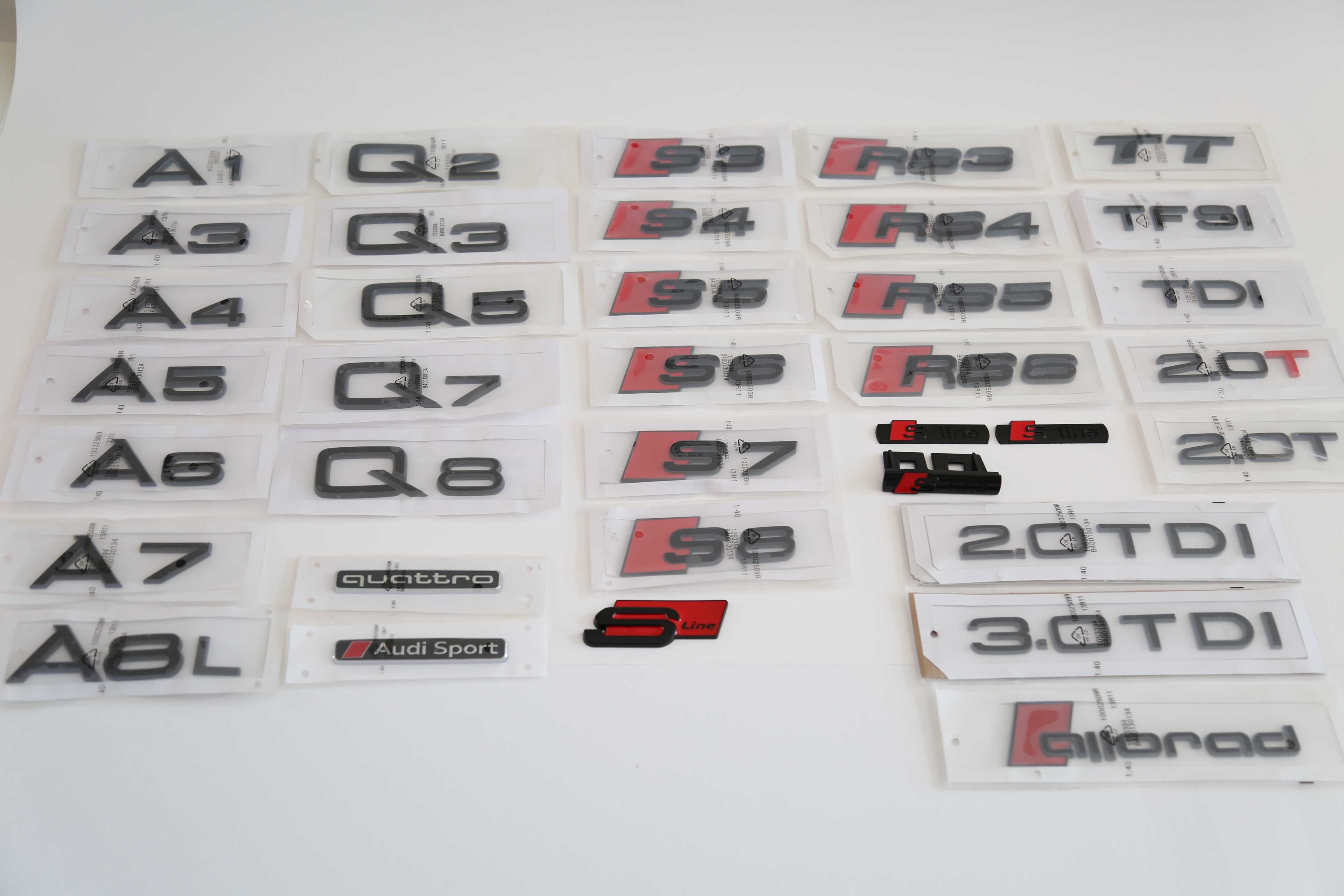 Embleme Audi toate modelele