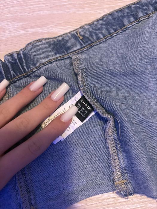 Top de blugi albastru