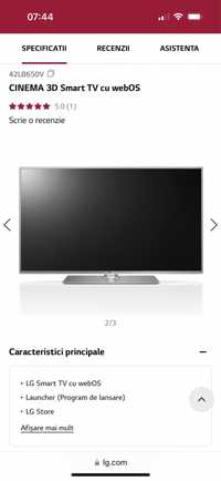 Televizor HD 3D smart LG