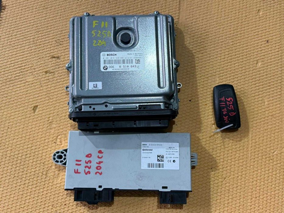 Calculator ecu kit pornire BMW seria 5 F10  F11 525d motor 3.0 automat