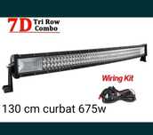 Led bar curbat 52" 130cm 675w