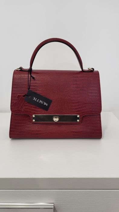Geanta Musette burgundy/visiniu