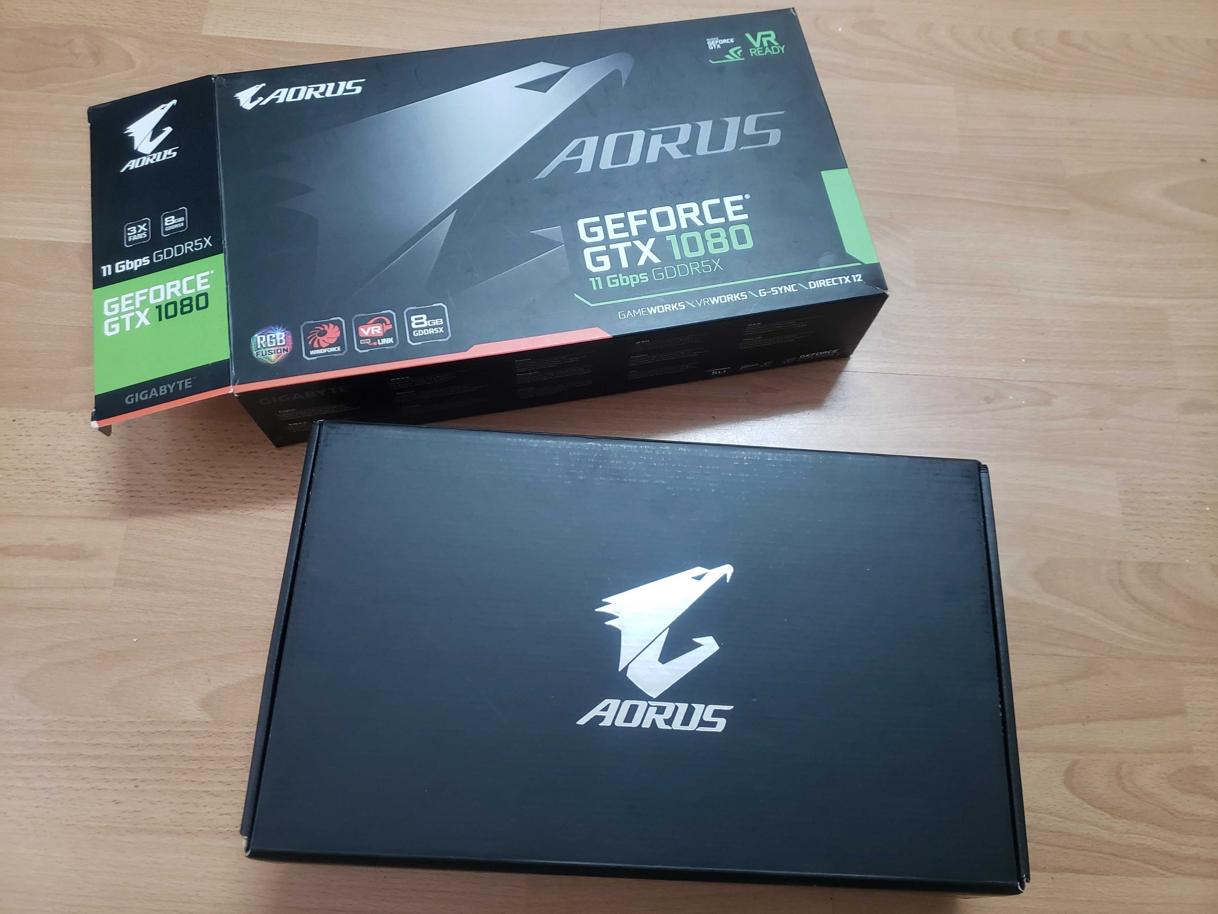 Нова кутия за видео карта Gigabyte Aorus GeForce GTX 1080