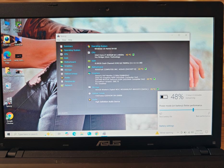 Asus K55VD i7 gen3