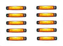10 броя ЛЕД Габарити,светлини,токоси,рибки 12v 24v за камиони ремаркет