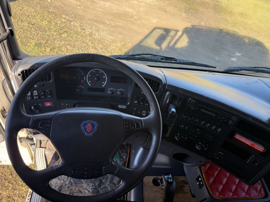 Scania R500 6x4 forestier, macara Loglift