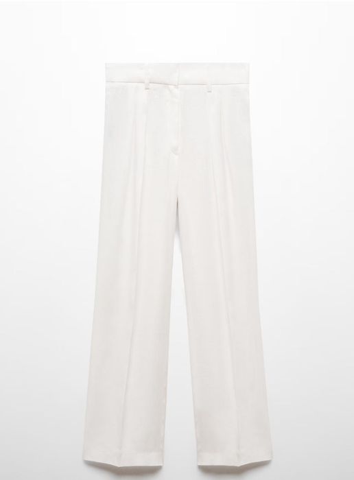 Ленен панталон Mango