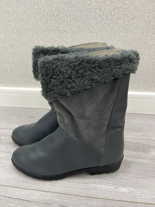 Полусапожки женские кожаные