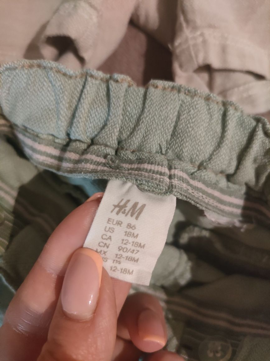 Set pantaloni scurți bumbac H&M, mărimea 86