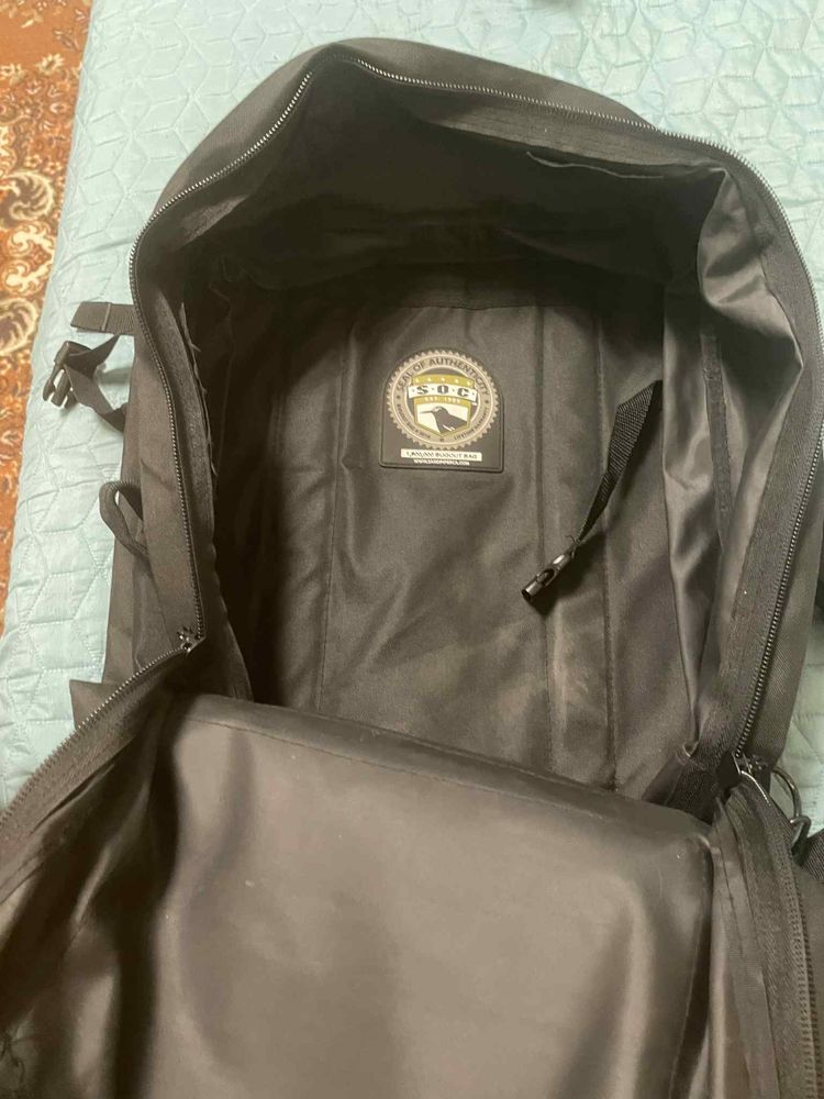 Тактическа военна раница Black S.O.C. Bugout Bag