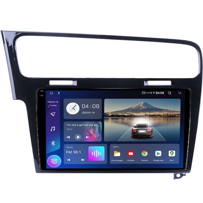 Navigatie VW Golf 7 2013- 2017, 10 INCH 4GB RAM/64GB ROM, Android 14